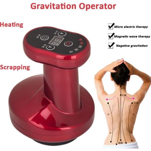 Electric Cupping Stimulate Acupoint Body Slimming Massager Guasha Scraping Heat Massage Negative Pressure Acupuncture Therapy
