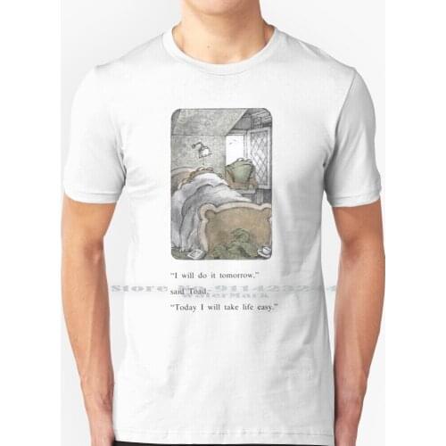 Frog And Toad T Shirt 100% Pure Cotton Frog And Toad Characters Cute Funny Wholesome Relatable Bed Friends Love Happy Sad Smile