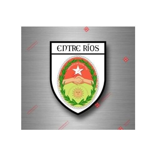 Personality Sticker Decal Souvenir Car Coat Arms Shield City Travel Argentina Entre Rios Racing Motorcycle Helmet Stickers