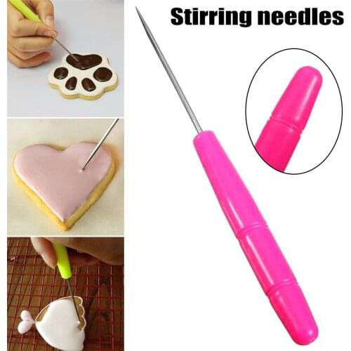 Stirring Needle Fondant Cake Cookies Decorating Carving Embosser Marking Patterns Cake Tools Baking Utensils Baking Tools