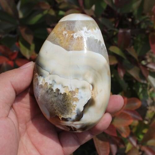 420g Beautiful Natural Polished Red agate Stone Sample QUARTZ CRYSTAL HEALING Aquatic Plants Madagascar Home decoration M01