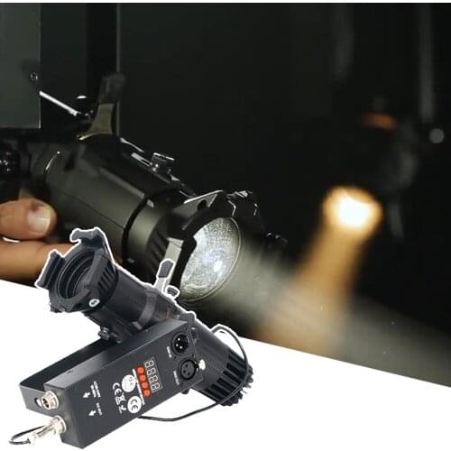 Mini 20W LED Profile Spot Light with DMX RA90 Party Show Theater Projector Pro Stage Lighting Equipment DJ Disco Bar Lighting