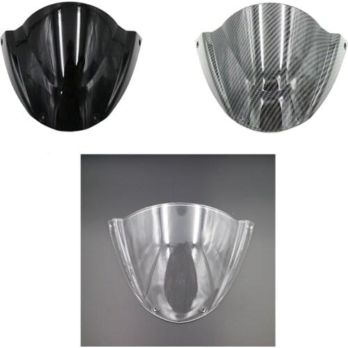 Motorcycle Sports Windshield WindScreen Visor Viser Fits For Ducati Monster 796 696 1100 1100S Double Bubble 2014-2018