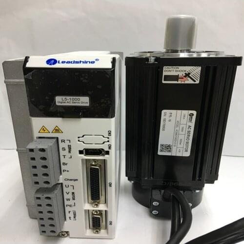 Low cost Leadshine 1000W AC Servo driver L5-1000 and motor ACM8010M2H-51-B fantastic