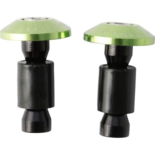 X7AE Motorcycle Dirt Bike Handlebar Grips Slider Cap Plug Aluminum Bar End