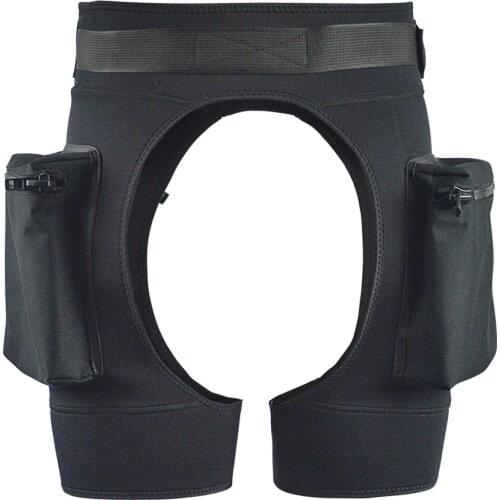 Mens And Womens Wetsuit Shorts Stretch Shorts With Pockets And Quick Release Buckle Adjustable Belt Swimming Diving Shorts