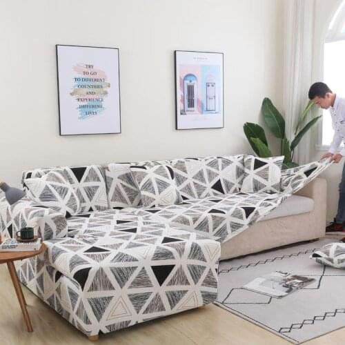 Corner sofa covers for living room L SHAPEsofa cover stretch slipcover couch cover separated design (L shape must buy 2 pieces)