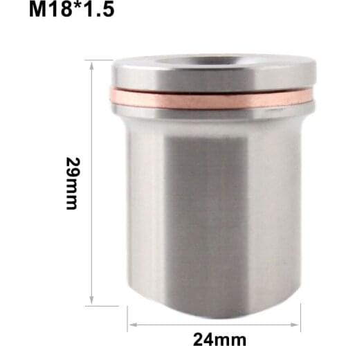 M18x1.5 Universal O2 Oxygen Sensor Stepped Mounting Boss And Plugs Stainless Steel Adapter Nut Bung