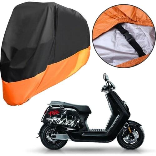 Universal Outdoor Motorcycle Motorbike ATV Scooter Dustproof Waterproof Sun Block Protective Cover Rain Cover Protector - Size X