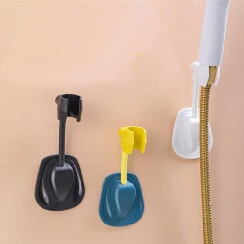 360° Rotating Shower Head Holder Punch-Free Adjustable Wall Mounted Bracket Bathroom Accessories Shower Stand Nozzle Hanger Hook