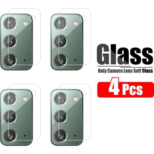 4Pcs Camera Len Protective Glass For Samsung Galaxy A12 A02S A21S A22 A32 A52 A72 S20 FE Note 20 Ultra 10 S21 Plus S10 S10E Film