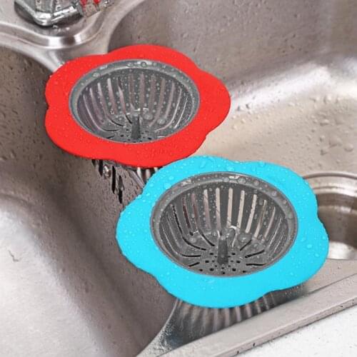 1pc Kitchen Mouth Sink Sieve Sink Drain Strainer Hair Water Filter Dishwasher Shower Floor Anti-Clogging Filter Dish washingpool