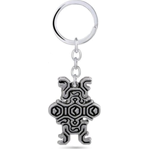 Shadow of the Colossus Keychain Antique Metal Pendant Key Ring Bag Charm Chaveiro Key Chain llaveros Game Jewelry