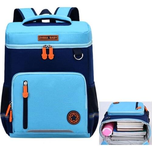 Children Lightweight Orthopedics School Bag New Grades 1-3-6 Kids Large Capacity Pink Schoolbag Teenagers Girls Casual Backpack