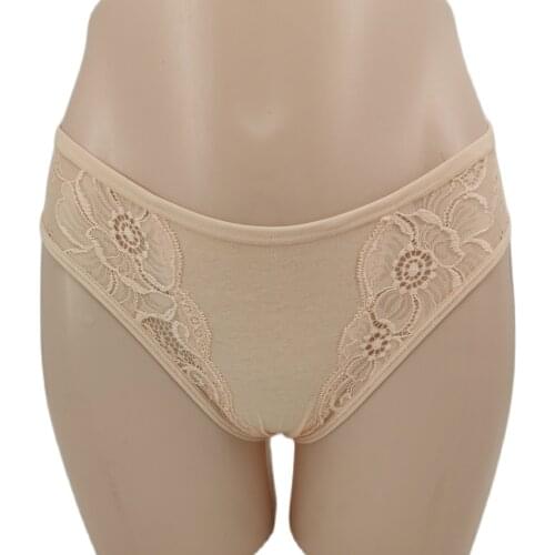 Womens cotton briefs ladies' lace panties woman shorts underpants sexy low waist panty underwear free shipping 3pcs/lot