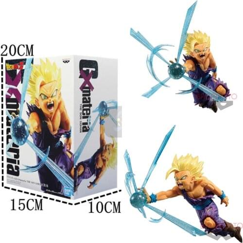 BANDAI Dragon Ball Z Super Saiyan Son Gohan 15CM Action Figure PVC Collection Model Toy Anime Figure Toys for Kids Gifts
