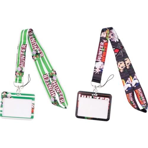 JF747 Anime Hunter Hot Keychain Straps Rope Cell Phone Neck Strap Lanyard for ID Card Key Chain DIY Lanyard Hanging Rope