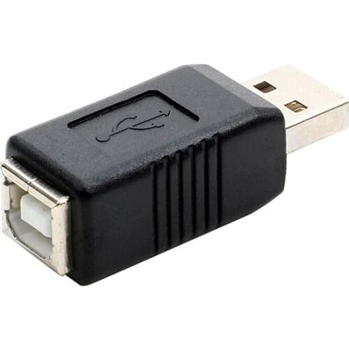 Quality USB Type A Male to Printer Scanner Type B Female Adapter Adaptor Converter Connectors Accessories