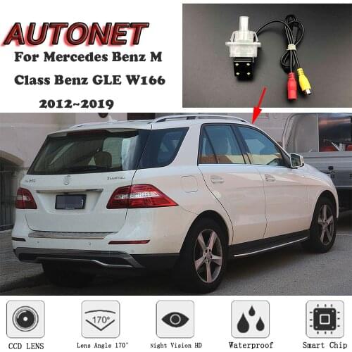 AUTONET Backup Rear View camera For Mercedes Benz M Class Benz GLE W166 ML300 ML320 ML250 ML350 ML450 ML63AMG 2012~2019