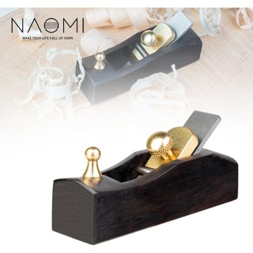 NAOMI European-Style Ebony Mini Plane Bench Type Violin Viola Cello DIY Use Woodworking Tools Luthier Tools 1