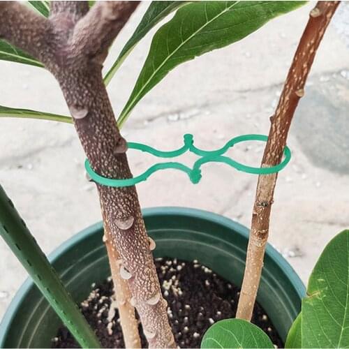 Reusable 27mm Plastic Plant Support Clips Clamps For Plants Hanging Vine Garden Greenhouse Vegetables Tomatoes Binding Clip