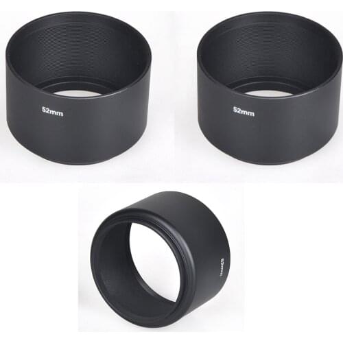 JETTING New 52mm Screw Mount Metal Lens Hood For Canon Nikon Pentax Sony Olympus providing protection against knocks and damage