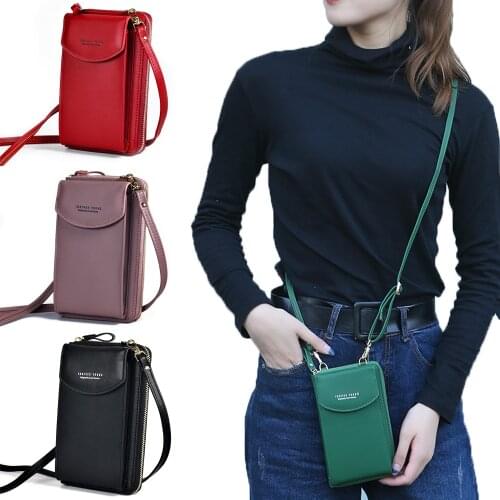 New Women Fashion Shoulder Bag Luxury PU Leather Female Handbags Ladies Casual Phone Pocket Small Crossbody Bags For Women