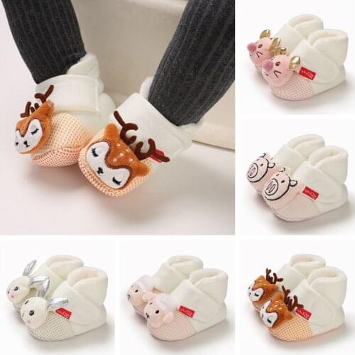 Baby Girls Boy First Walkers Soft Infant Toddler Shoes Cute Cartoon Crib Shoes Footwear Newborns Baby Shoes