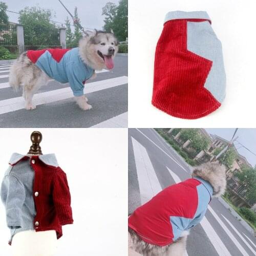Big Dog Clothes Winter Large Pet Clothing Pomeranian Poodle Schnauzer Corgi Samoyed Husky Golden Retriever Labrador Costume Coat