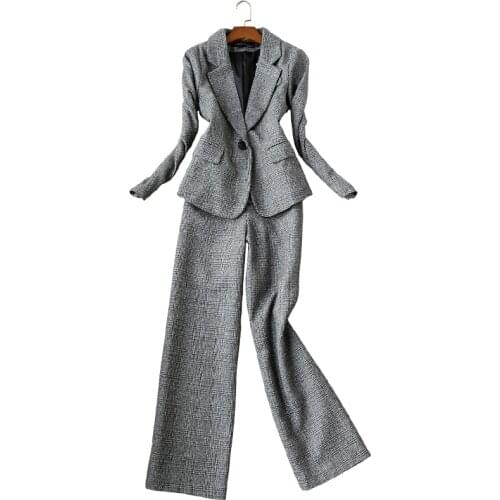 OloMM Women's Trouser Suits In A Cage