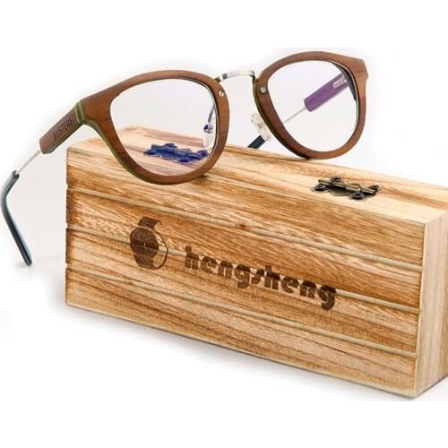 Real Wood Eyeglass Frame Female Grade Glasses 2021 Oversized Prescription Optical Lenses for Men Diopter Eye Glasses Frames