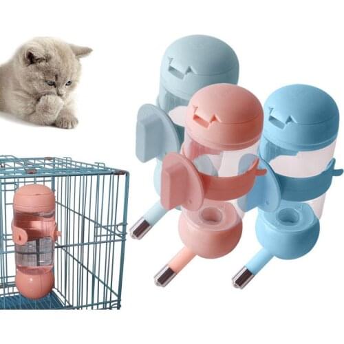 Plastic Hamster Drinker Water Bottle Dispenser Feeder Hanging Pet Dog Guinea Pig Squirrel Rabbit Drinking Head Pipe Fountain