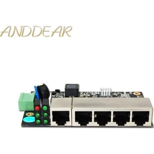 Industrial ethernet switch 5 port industrial-grade unmanaged Ethernet Switch with 5 10 / 100M adaptive Ethernet ports