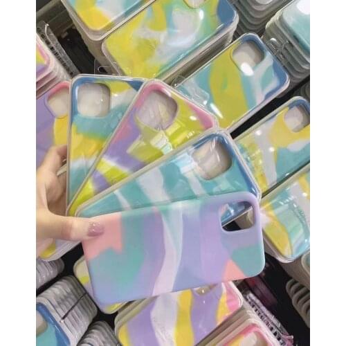 For 7 8 Plus Luxury Original Camouflage Silicone Full Protection Soft Cover for iPhone 11 12 Pro X XR XS Max Colorful Phone Case