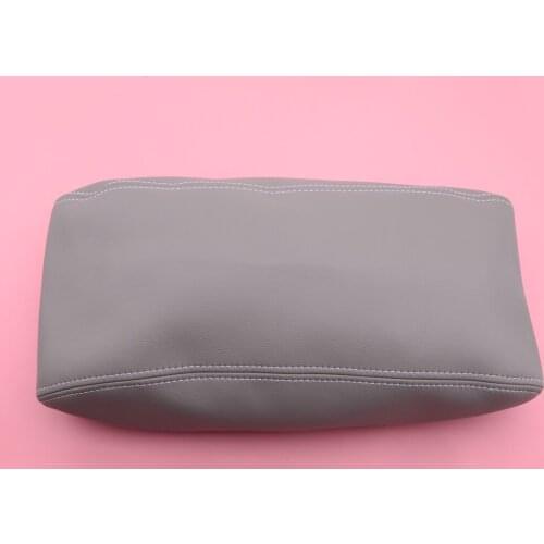 CITALL Gray PU Leather Center Console Armrest Lid Cover Fit For Jeep Grand Cherokee 2011 2012 2013 2014 2015 2016 2017 2018 2019