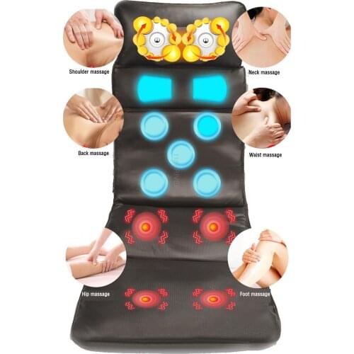 Cervical Massager Neck Waist Shoulder Massage Multifunction Body Back Neck and Shoulder Massager Mattress Backrest