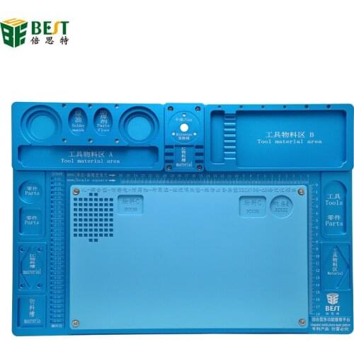 High Temperature Heat-resistant Heat Gun Aluminum Alloy Pad Repair Maintenance Platform Pad BGA Soldering Station Tools