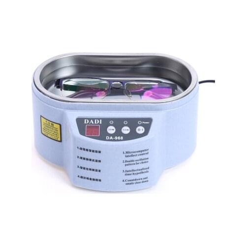 600ml Ultrasonic Cleaner Intelligent Control For Jewelry Glasses Circuit Board Cleaning Machine Mini Sonic Cleaner Bath