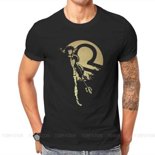 Gold Libra Unique TShirt Saint Seiya Knights of the Zodiac Cosmo Athena Anime Top Quality Gift Clothes T Shirt Short Sleeve