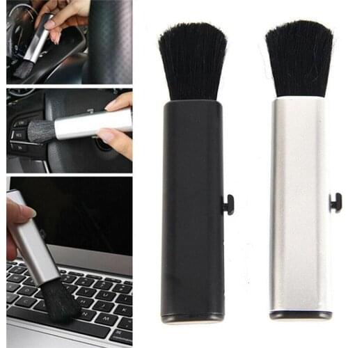 Car retractable cleaning brush Air Conditioner Computer cleaning brush keyboard Cleaning Brush Air Outlet Dusting Brush