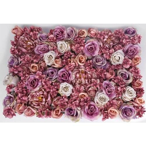 High-grade Artificial Flower Wall Background Fake Flower Rose Wedding Photo Studio Arch Decoration Road Lead