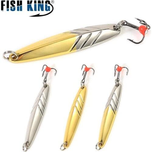 Ice Winter Fishing Lure isca artificial Lure 5g-25g Balancers Hard Fishing Lure Spoon Metal Fishing Tackle Pesca Treble Hook