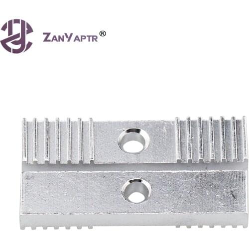 1Pcs Reprap DIY GT2 Timing Belt Fixing Piece Aluminum Alloy Tooth pitch 2mm Clamp Fixed Clip 9*40mm CNC For 3 D Printer parts