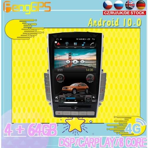 128G Android10 PX6 DSP For Infiniti Q50L 2014 2015 2016 Car DVD GPS Navigation Auto Radio Stereo Carplay Multifunction HeadUnit