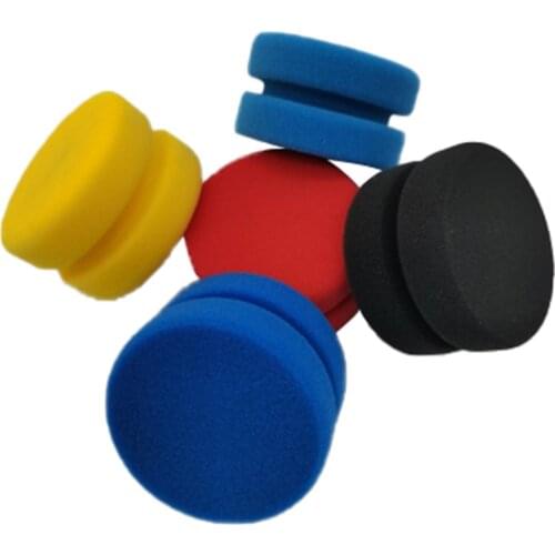 4Pcs Car Washing Sponge Hand Waxing Sponge Rubbing Applicator Paint Brush Car Beauty Washing Pad Car Cleaning Cloth Accessries