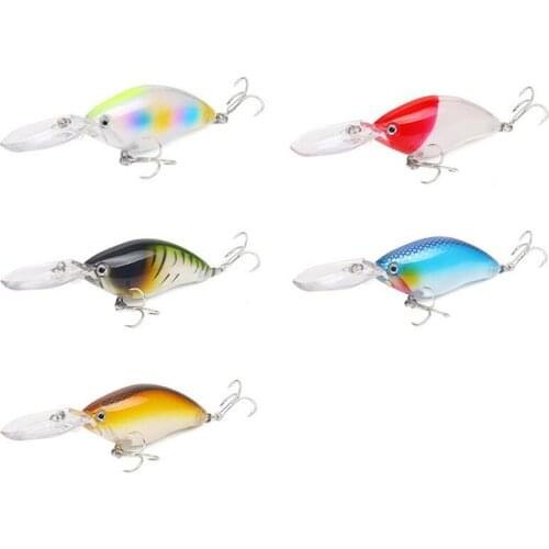 5pcs/lot Crankbait Fishing Lure 11cm 18.2g Hard Artificial Bait Fishing Bait Deep dive 4m 3D Eyes Plastic Fishing Lure