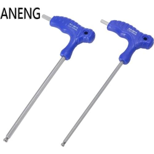 ANENG H5/H6 5mm/6mm T-Handle Allen Key Ball Tip Hex Hexagon Wrench Repair Hand Tool