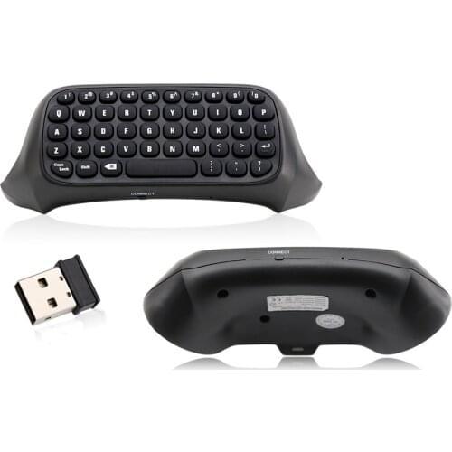 OSTENT 2.4GHz Wireless Chat Gamepad Message Keyboard for Microsoft Xbox One/S/X Controller