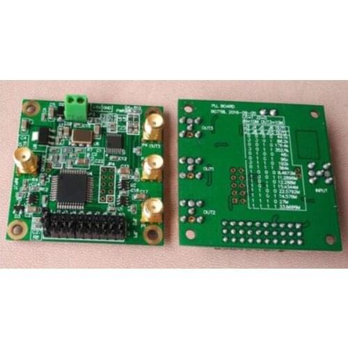 For 44.1K /8.4672M/10M input 44.1K-33.8688M output, PLL board