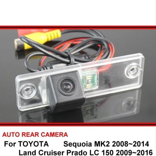 For TOYOTA Land Cruiser Prado VX TX LC 150 LC150 Sequoia Night Vision Rear View Camera Reversing Camera Car Back up Camera CCD